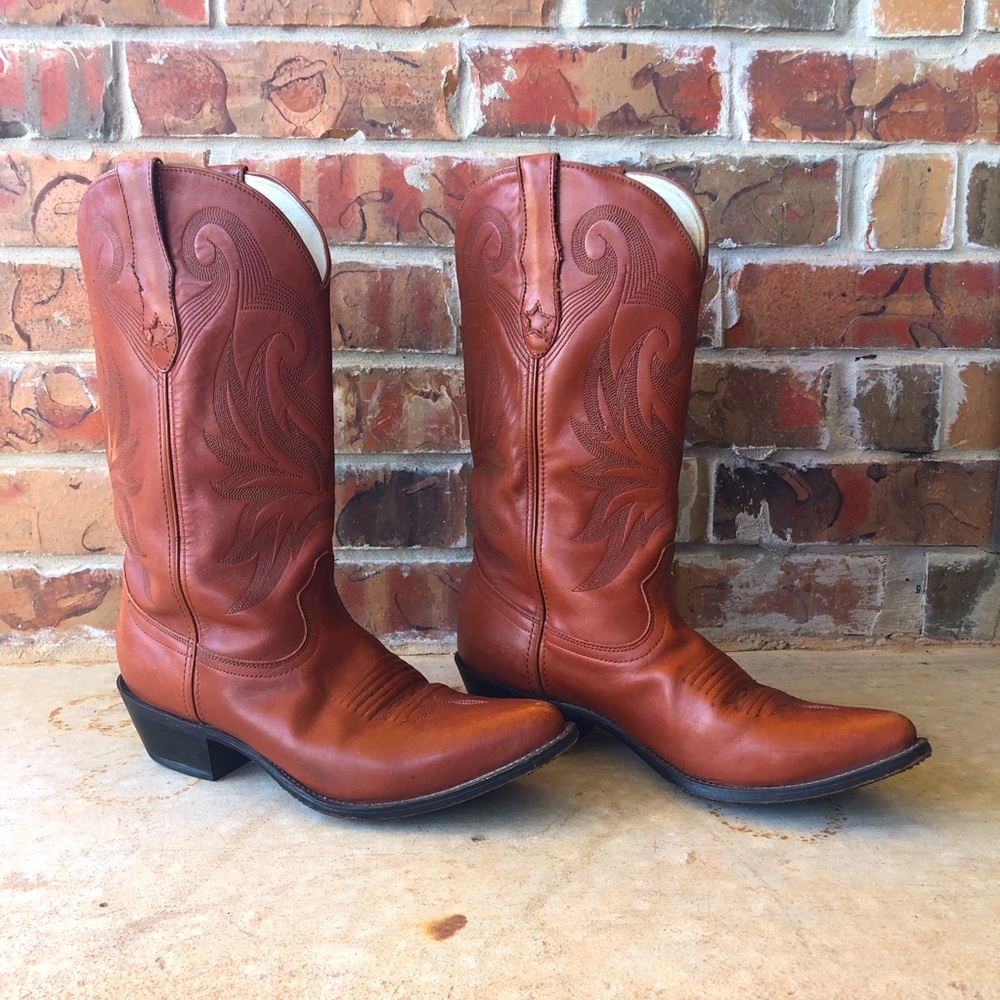 Durango Cinnamon Brown RD 4162 Leather Boots Ladies 9.5 EUC